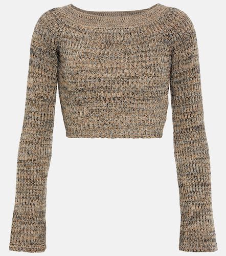 ChloÃ© Cropped cashmere-blend sweater - Chloe - Modalova