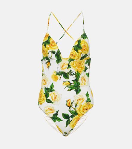 Dolce&Gabbana Floral swimsuit - Dolce&Gabbana - Modalova