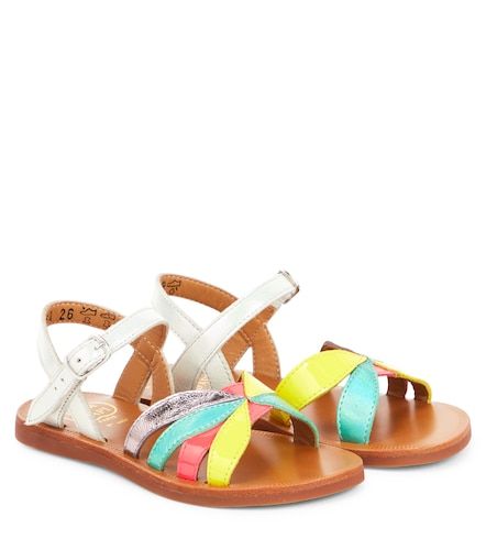 Plagette Oto leather sandals - Pom d'Api - Modalova