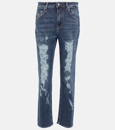 High-rise boyfriend jeans - Dolce&Gabbana - Modalova