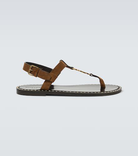 Cassandre studded suede sandals - Saint Laurent - Modalova