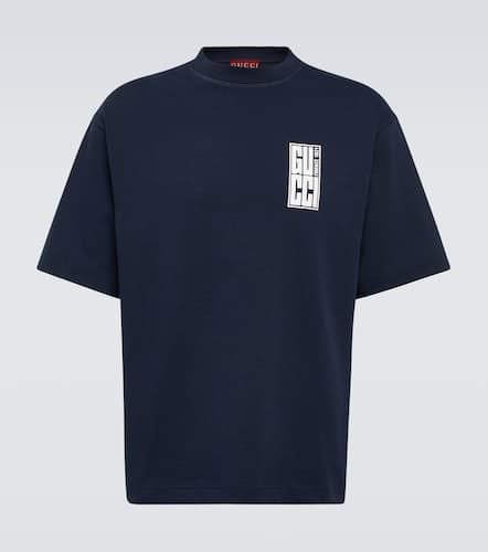 Gucci Logo cotton jersey T-shirt - Gucci - Modalova