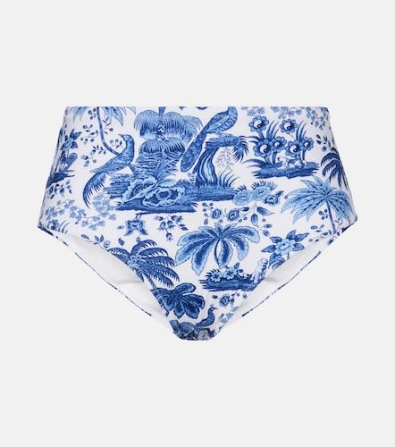 Devon printed high-rise bikini bottoms - Staud - Modalova