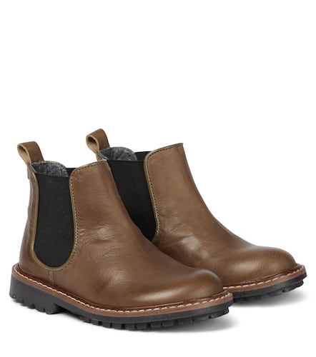 Mathis brushed leather ankle boots - Bonpoint - Modalova