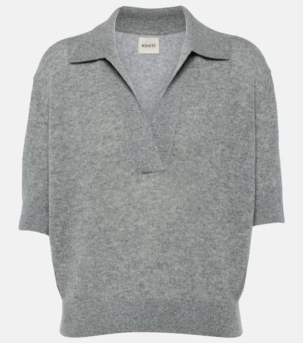 Shrunken Jo cashmere-blend polo sweater - Khaite - Modalova
