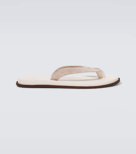 Sandalen aus Veloursleder - Brunello Cucinelli - Modalova