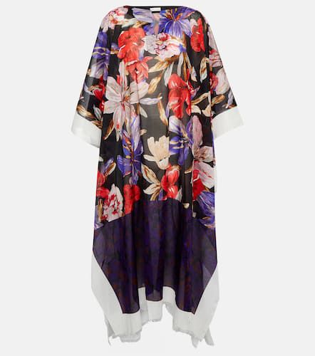 Printed cotton beach dress - Dries Van Noten - Modalova