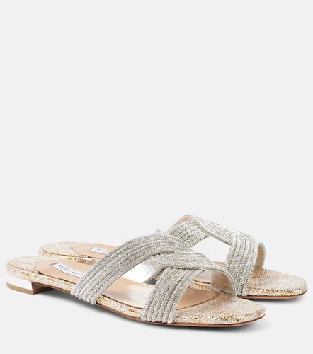 Aquazzura Gatsby embellished slides - Aquazzura - Modalova