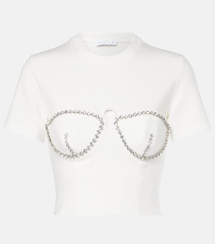 Verziertes Cropped-Top aus Jersey - Area - Modalova