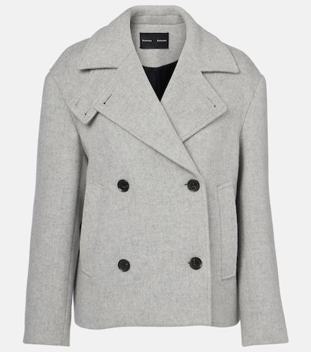 Double-breasted wool coat - Proenza Schouler - Modalova