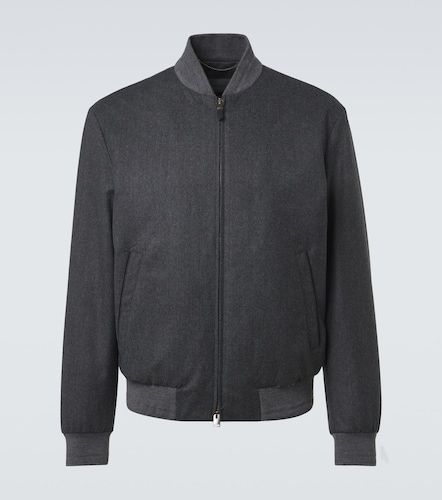 Canali Wool bomber jacket - Canali - Modalova