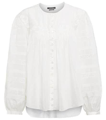 Blusa Gregoria de seda y algodón - Isabel Marant - Modalova