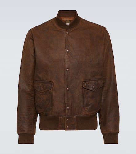RRL Leather bomber jacket - RRL - Modalova