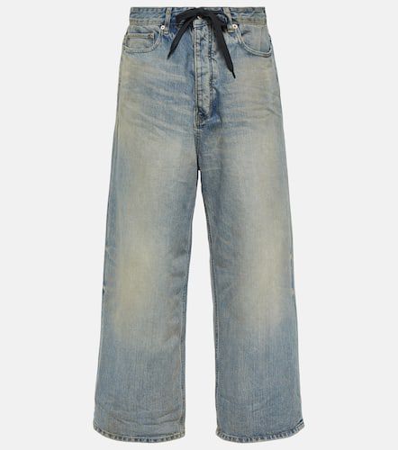 Jeans a gamba larga e vita media - Balenciaga - Modalova