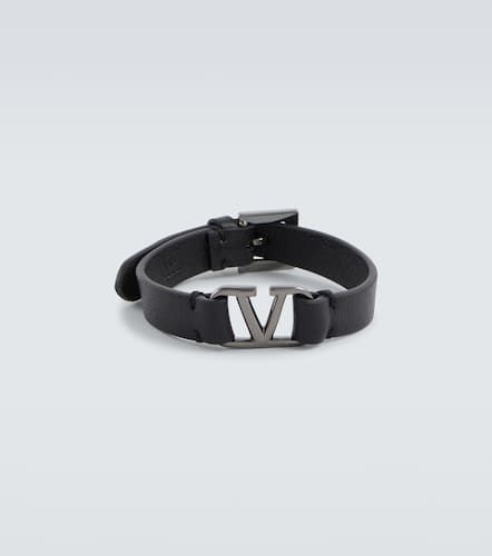 VLogo Signature leather bracelet - Valentino Garavani - Modalova