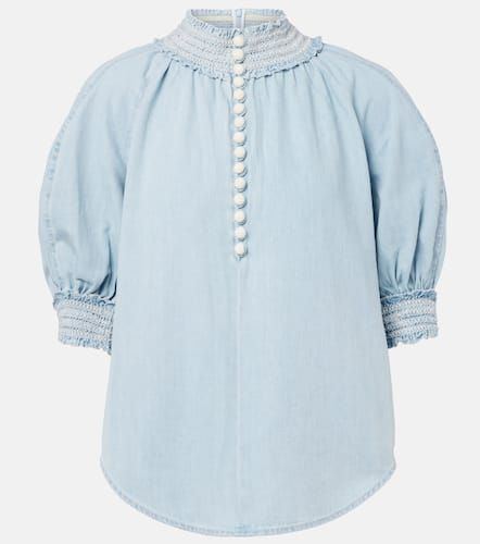 Zimmermann Blusa di jeans Ascension - Zimmermann - Modalova