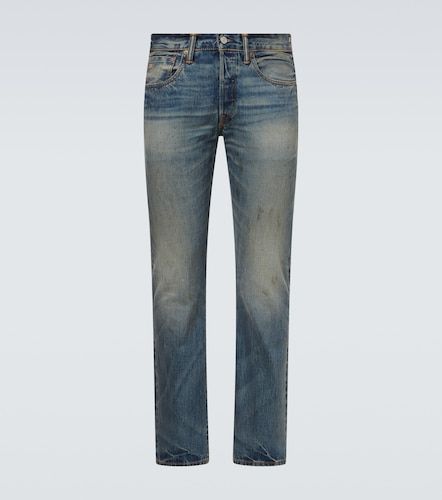 Jeans slim con efecto desgastado - RRL - Modalova