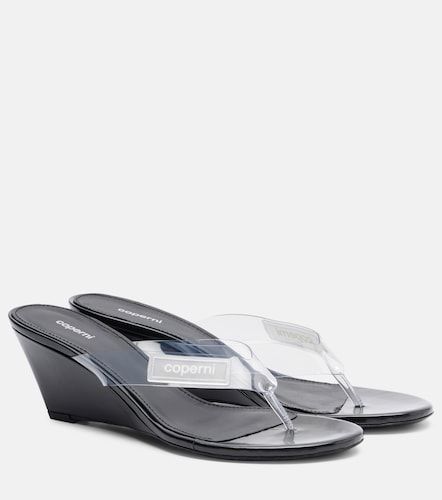 Coperni Sandalias con cuña y logo - Coperni - Modalova