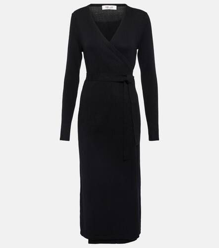 Astrid wool and cashmere wrap midi dress - Diane von Furstenberg - Modalova