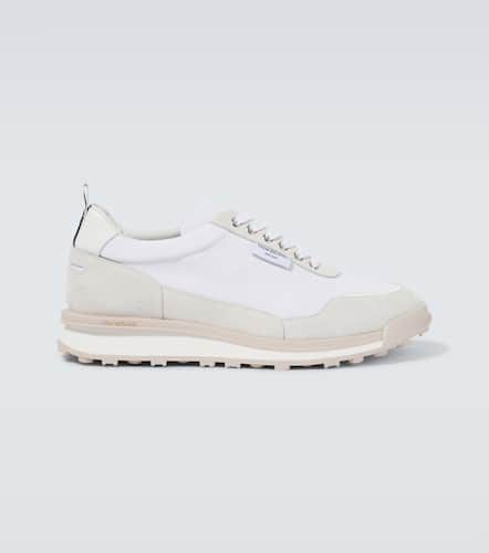 Leather-trimmed sneakers - Thom Browne - Modalova