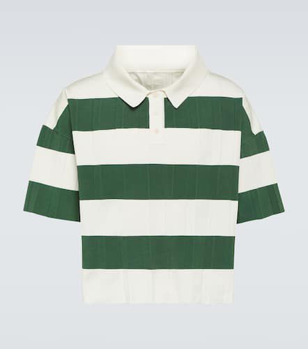 Le Polo Bimini striped pleated polo shirt - Jacquemus - Modalova