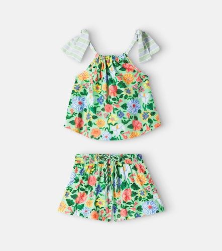 Fábula Top e shorts Floresceu in cotone - Fabula - Modalova