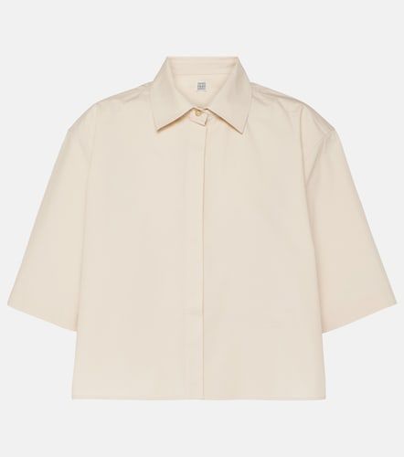 Camisa jacquard de algodón a rayas - Toteme - Modalova