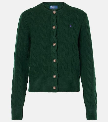 Cardigan in lana e cashmere a trecce - Polo Ralph Lauren - Modalova