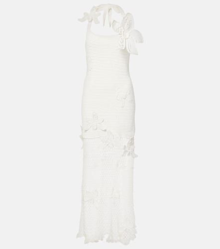 Crochet cotton maxi dress - Oscar de la Renta - Modalova