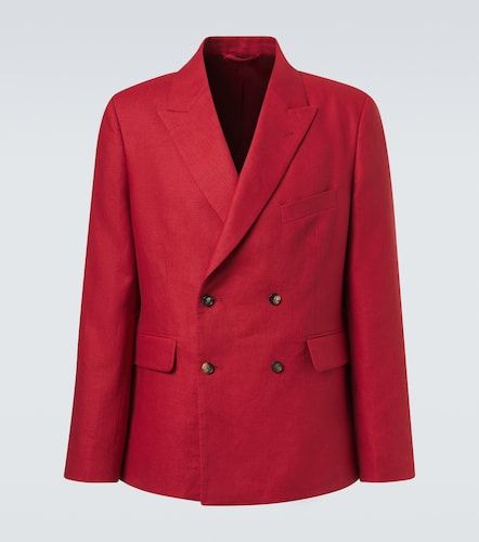Bode Double-breasted linen blazer - Bode - Modalova