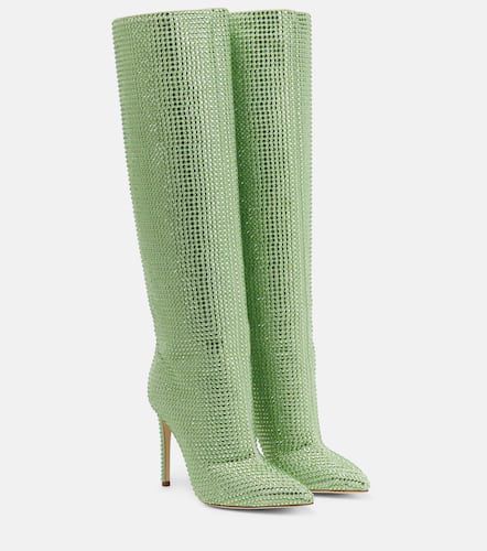 Holly embellished leather knee-high boots - Paris Texas - Modalova
