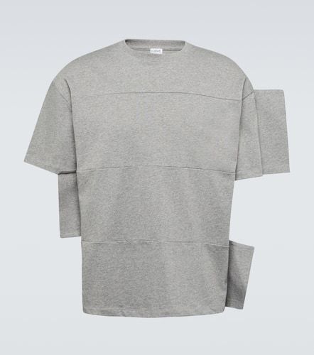 Distorted cotton-blend jersey T-shirt - Loewe - Modalova