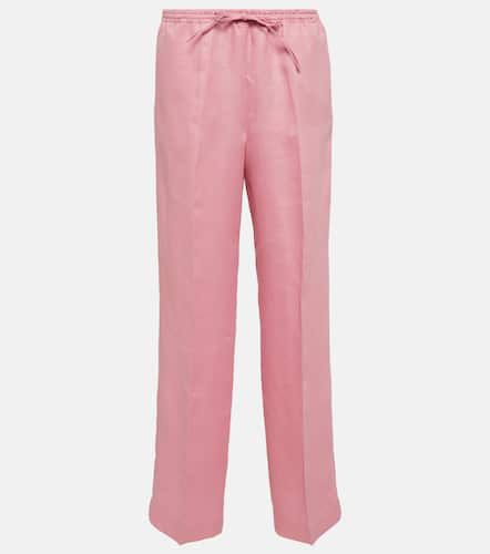 Asceno Aurelia straight linen pants - Asceno - Modalova