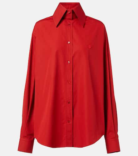 Camicia oversize in popeline di cotone - Alexander McQueen - Modalova