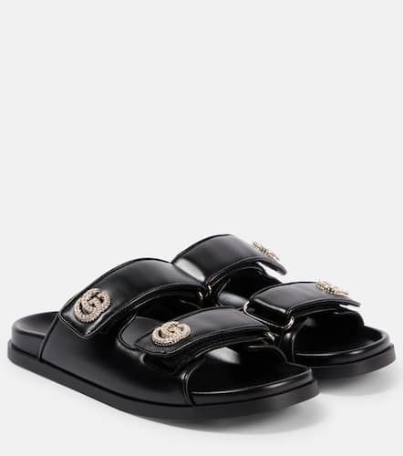 Sandalen New Marmont GG aus Leder - Gucci - Modalova