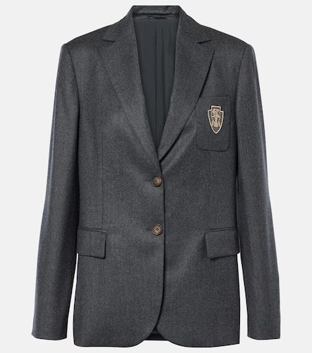 Brunello Cucinelli Blazer aus Wolle - Brunello Cucinelli - Modalova