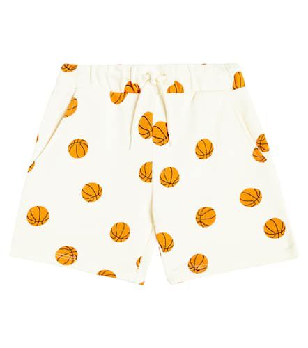 Basketball cotton jersey shorts - Mini Rodini - Modalova