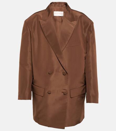 Double-breasted silk blazer - Valentino - Modalova