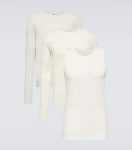 Set de 3 camisetas de jersey de algodón - Jil Sander - Modalova