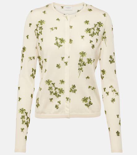 Embroidered cashmere and silk cardigan - Giambattista Valli - Modalova