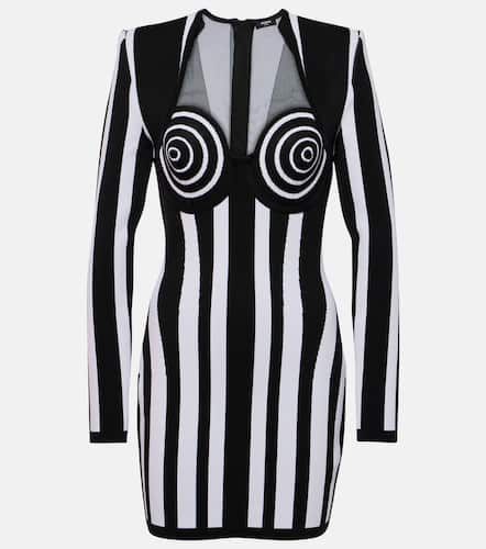 Balmain Striped minidress - Balmain - Modalova