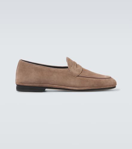 Rubinacci Suede penny loafers - Rubinacci - Modalova