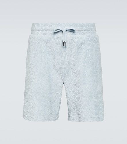 Augusto cotton terry jacquard shorts - Frescobol Carioca - Modalova