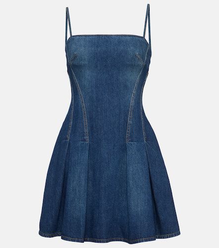 Minikleid aus Denim - Alexander McQueen - Modalova