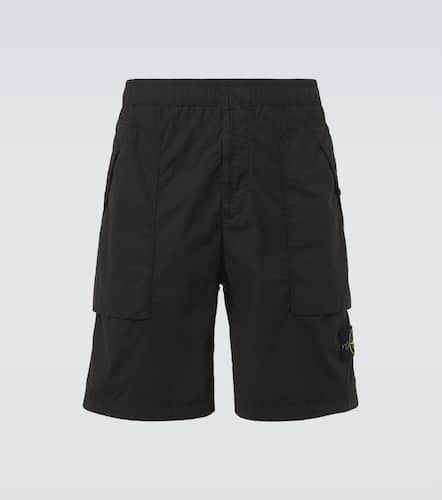 Compass cotton-blend cargo shorts - Stone Island - Modalova