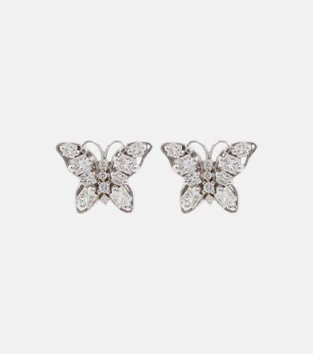Pendientes Fireworks Butterfly de oro de 18 ct con diamantes - Suzanne Kalan - Modalova