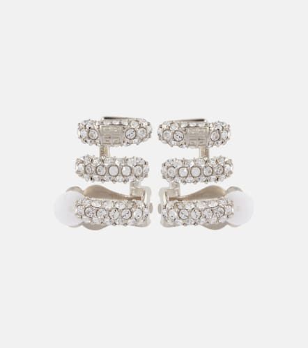 Stitch crystal-embellished earrings - Givenchy - Modalova