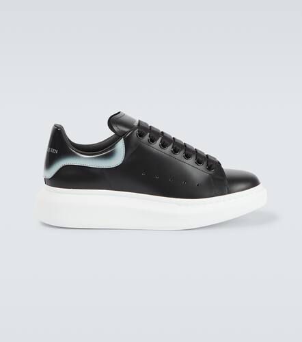 Oversized leather sneakers - Alexander McQueen - Modalova