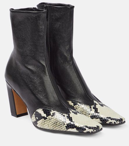 Khaite Nevada leather ankle boots - Khaite - Modalova