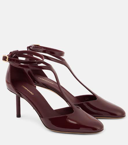 Lysandra 70 patent leather pumps - Ferragamo - Modalova